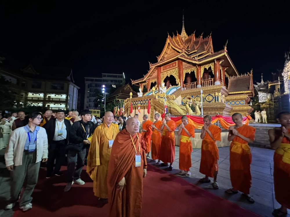 Đoàn đại biểu GHPGVN tham dự Hội nghị giao lưu Phật giáo các nước lưu vực Mekong - Lan Thương-0