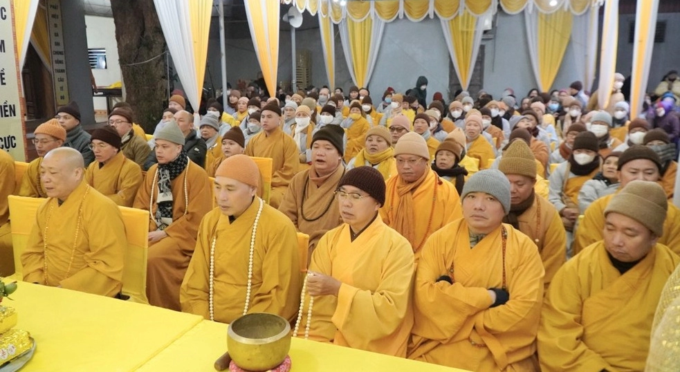 Thái Bình: Cung thỉnh nhục thân Ni trưởng Thích Đàm Cầm nhập Kim quan-0