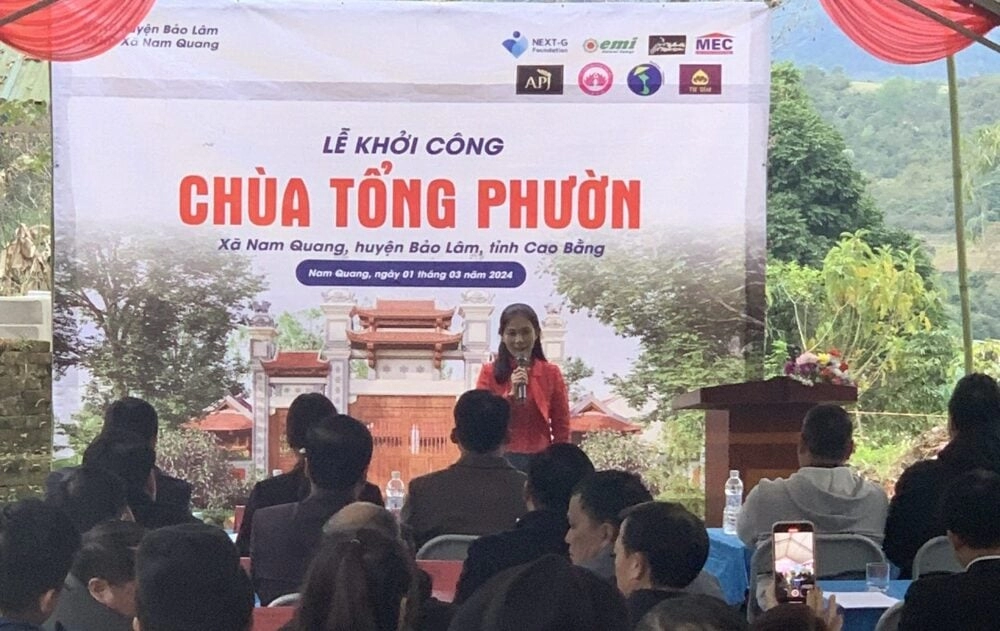 Khởi công xây dựng di tích chùa Tổng Phườn, Cao Bằng-2