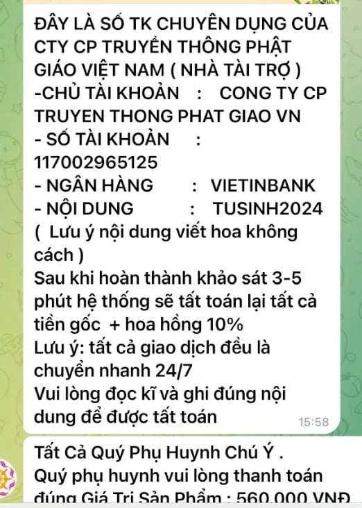 Mạo danh Công ty CP Truyền thông Phật giáo Việt Nam để tổ chức khoá tu mùa hè-2