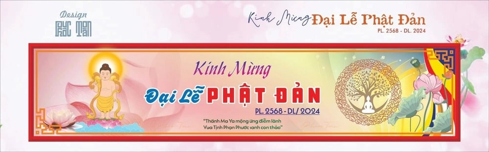 Cùng đổi hình đại diện Kính mừng Phật đản Phật lịch 2568-2