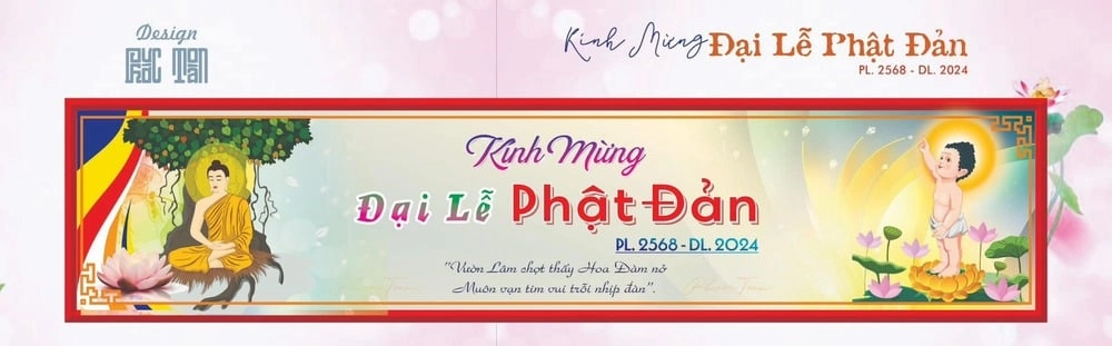 Cùng đổi hình đại diện Kính mừng Phật đản Phật lịch 2568-1