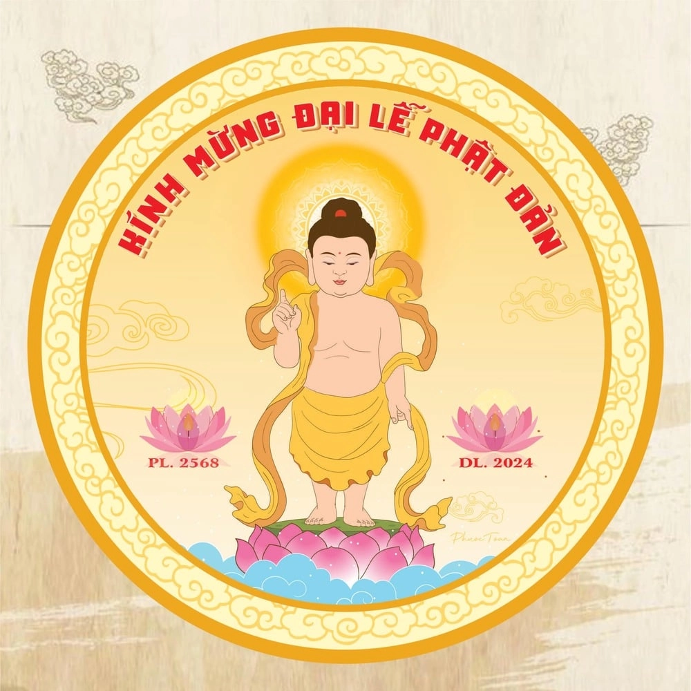 Cùng đổi hình đại diện Kính mừng Phật đản Phật lịch 2568-9