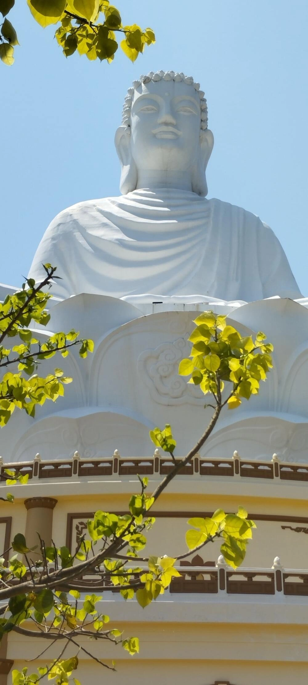 Vượt 600 bậc thang chiêm bái tượng Phật khổng lồ ở Bình Định-11