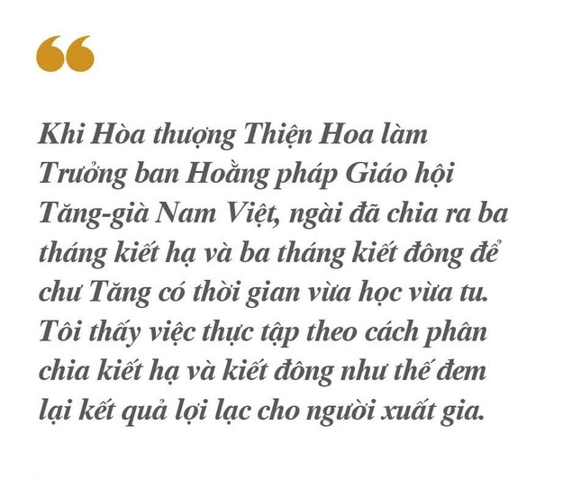 Hòa thượng Thích Trí Quảng nói về 